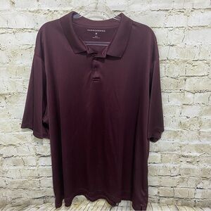 Saddlebred Maroon Short Sleeve Polo Shirt